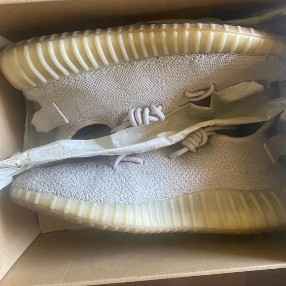 Adidas Yeezy Boost 350 V2 Sesame Knit Sneakers Shoes Sneakers Mens 11