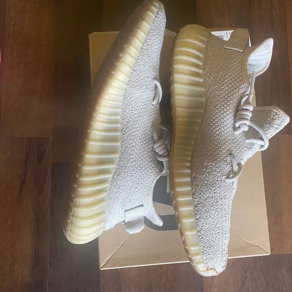 Adidas Yeezy Boost 350 V2 Sesame Knit Sneakers Shoes Sneakers Mens 11