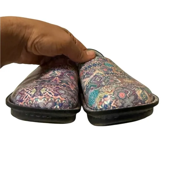 ALEGRIA Debra Electrified Sz38/8 Leather Professional NurseCNA Comfort Shoe