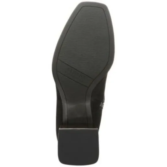 ALFANI Womens Black Zipper Accent Nanda Square Toe Block Heel Heeled Boots 6.5 M