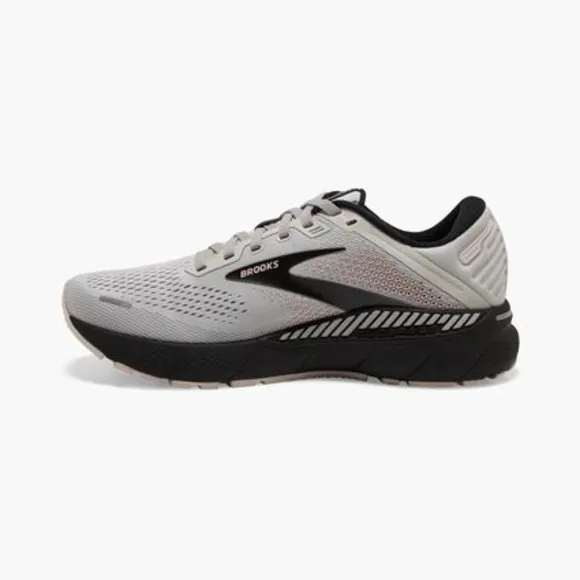 Brooks Adrenaline 22 GTS Womens Running Shoes - Gray and Black - Size 8.5 W