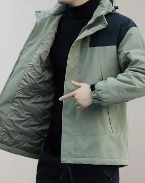 Color-Block Insulated Jacket | Lightweight and Warm | Modern Winter Style