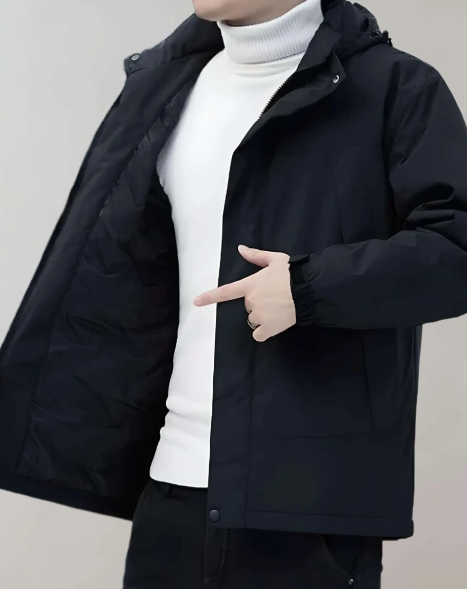 Color-Block Insulated Jacket | Lightweight and Warm | Modern Winter Style
