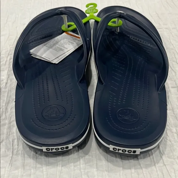 Crocs Navy Flip Flops