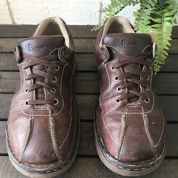 Doc Martens Brown Leather Lace Up Men’s Oxford Shoes