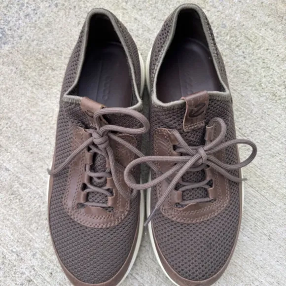 ECCO Soft 7 Runner Sneakers Titanium Brown Shoes Men's Size 6 - Women's …