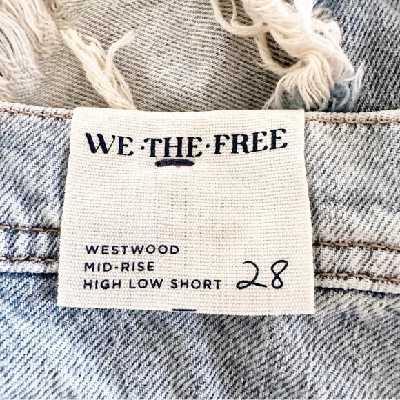 Free People We The Free Westwood Hi-Low Shorts