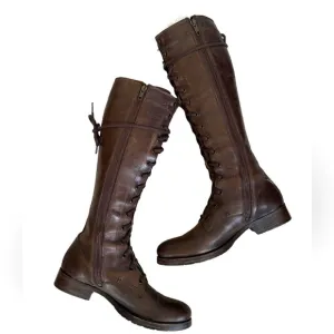 Frye Melissa Women's Brown Lace Up Boots