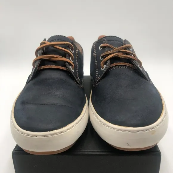 FRYE Norfolk Deck Shoes Men's Size 9.5  Indigo Sun wash Nubuck Leather 3480117