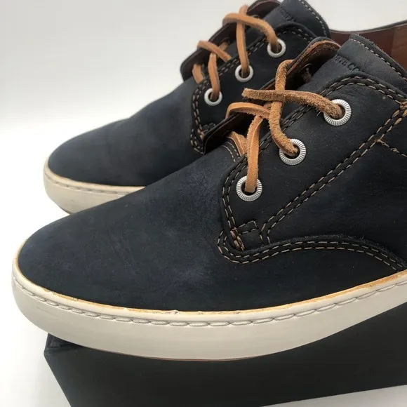 FRYE Norfolk Deck Shoes Men's Size 9.5  Indigo Sun wash Nubuck Leather 3480117