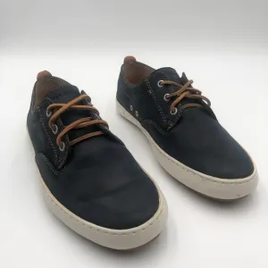 FRYE Norfolk Deck Shoes Men's Size 9.5  Indigo Sun wash Nubuck Leather 3480117