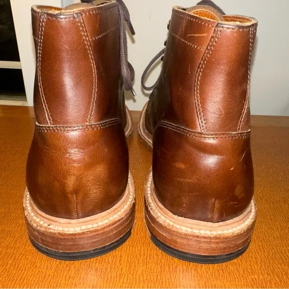 Grant Stone Diesel Boots with Lace-Up Design 8.5D