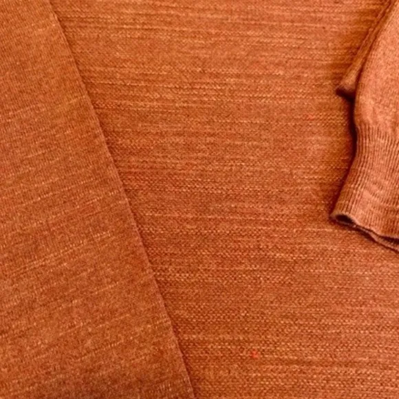 J Crew Medium/Slim Slub Cotton Lightweight Sweater Rusty Brown MINT!‌‌‌‌‌