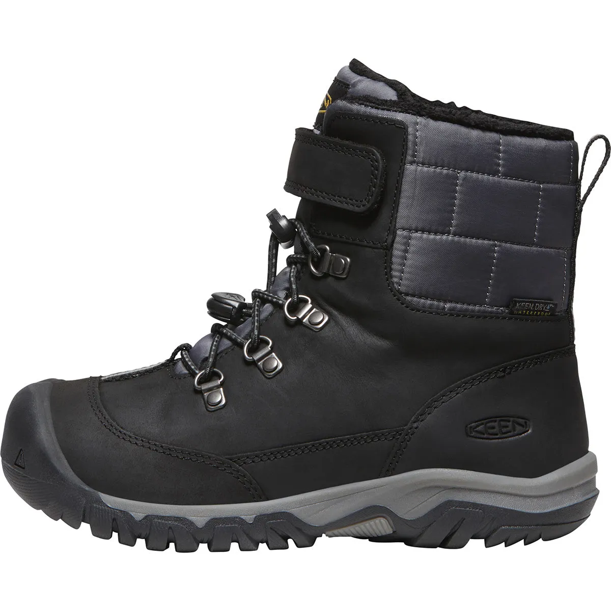 KEEN 1028080 Big Kids' Kanibou WP Sizes 1-7 Black