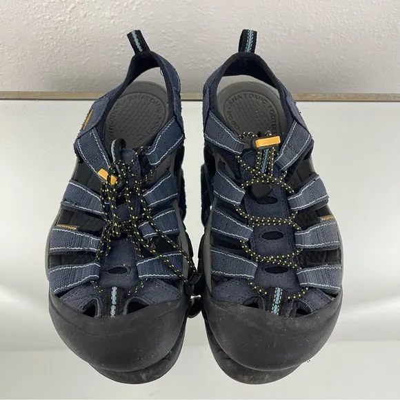 KEEN Womens Navy Blue Dream Black Newport H2 Waterproof Outdoor Hiking Sandals
