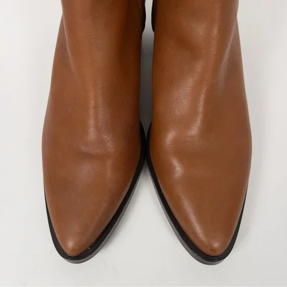 Madewell Brown Leather The Darcy Ankle Boot