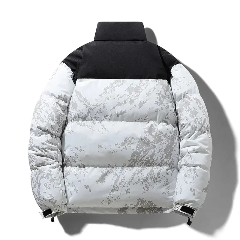 Men's Camouflage Windproof Padded Winter Jacket