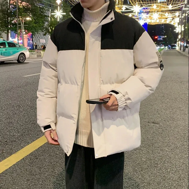 Men's Oversized Camouflage Quilted Winter Jacket