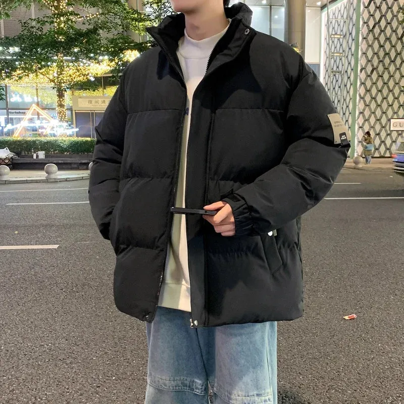 Men's Oversized Camouflage Quilted Winter Jacket