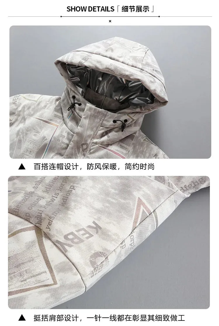 Men's Plus-Size Camouflage Padded Jacket – 10XL Winter Coat