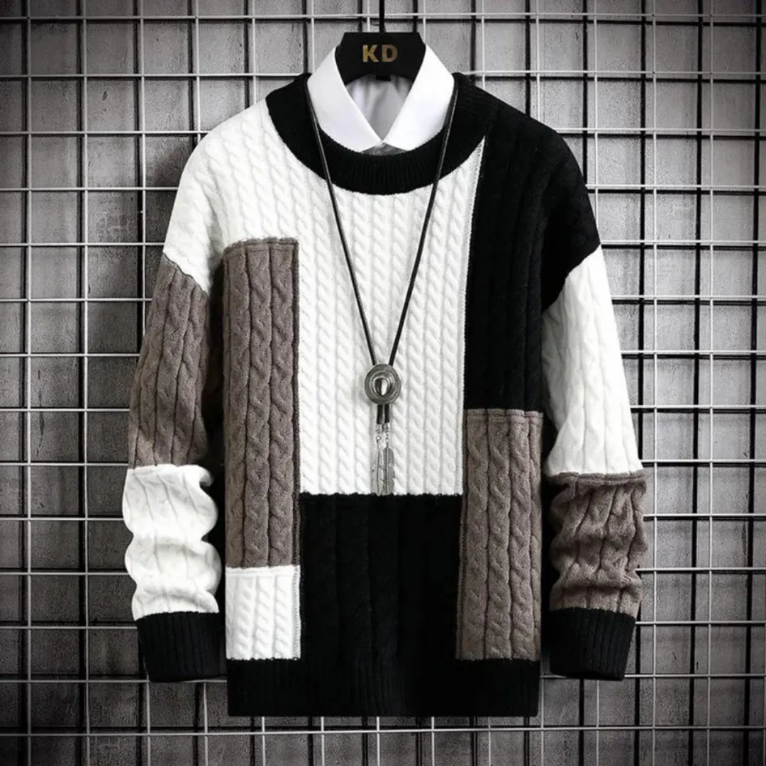 Milo – Men's Knitted Sweater – Cozy & Comfortable