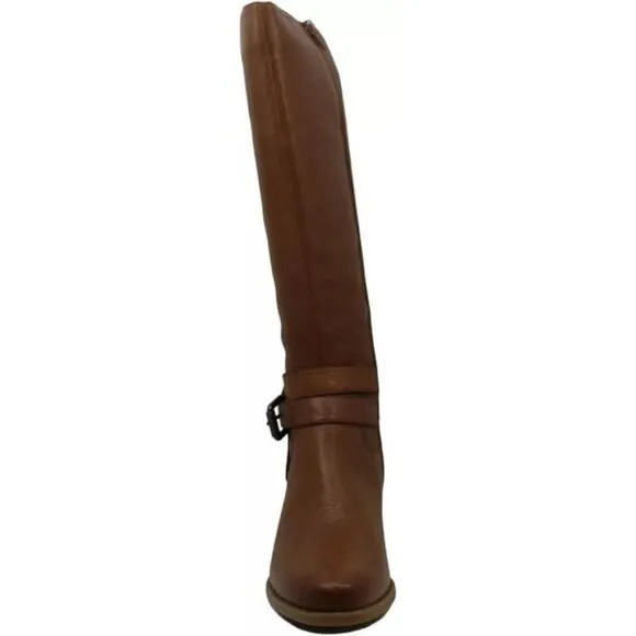 Naturalizer Kim Banana Bread F8346L1-201 Women's Brown Leather Riding Boot 5.5M