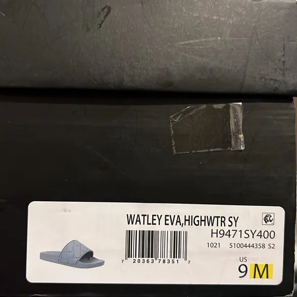 NEW Vince Watley Slide Sandals, Highwater Blue, Size 9 New in Box