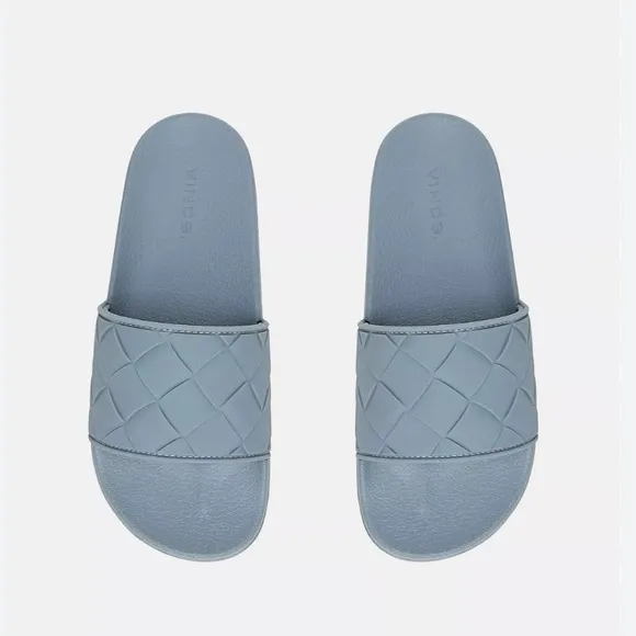 NEW Vince Watley Slide Sandals, Highwater Blue, Size 9 New in Box