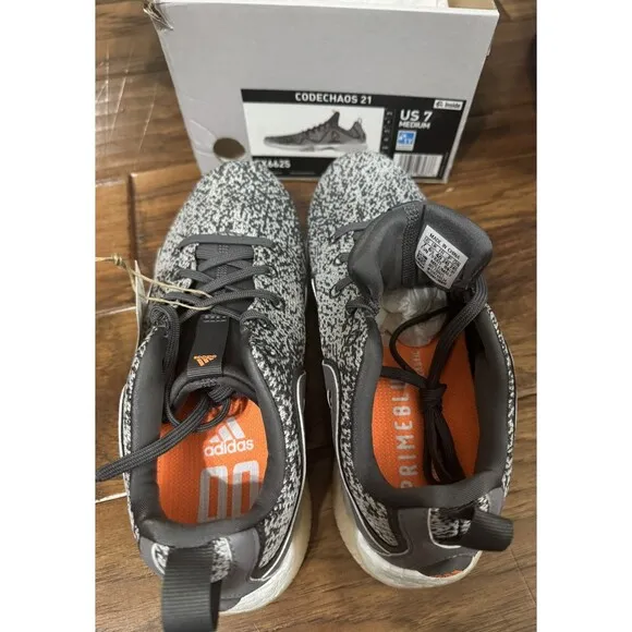 NIB Adidas CodeChaos 21 Mens Spikeless Golf Shoes Boost, Gray, Pick Size7