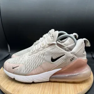 Nike Air Max 270 Womens Size 9.5 Soft Pink Running Shoes AH6789-604