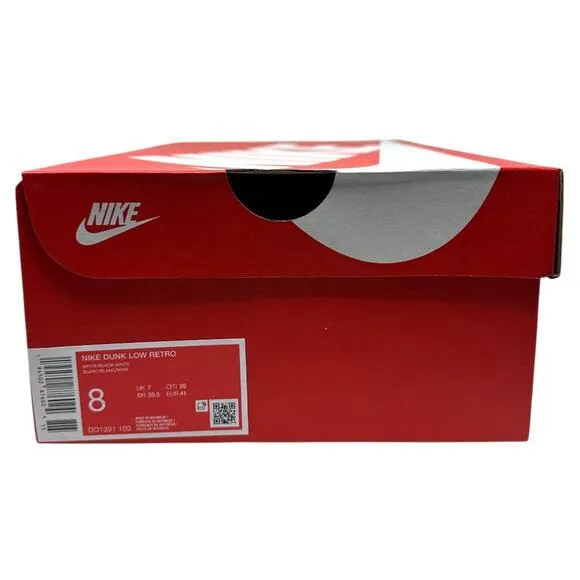 Nike Men's Dunk Low Retro Panda Shoes Sneakers Black White DD1391-100