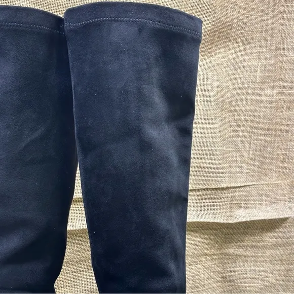 Pull on Leather Knee-High Platform Boots size 6 (36) NWOT