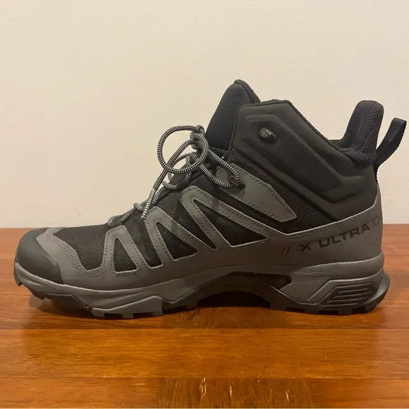 salomon x ultra 4 mid gtx mens Hiking  Boots Size 13 Color Black /magnet