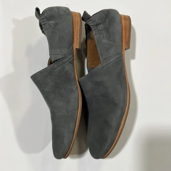 Sofft - Kaity, gray suede leather, flat/slip ons, 39 or 8