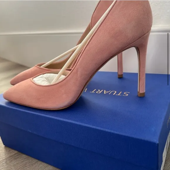 Stuart Weitzman Women's Heels in pink.
