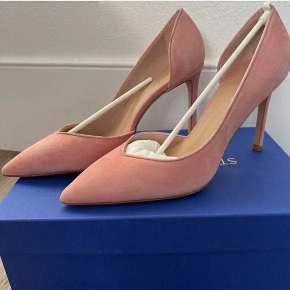 Stuart Weitzman Women's Heels in pink.