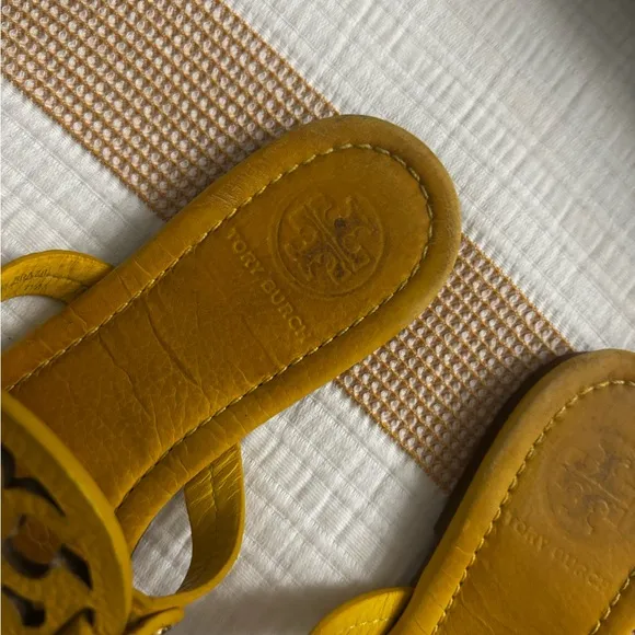 Tory Burch Authentic Miller Yellow Sandals