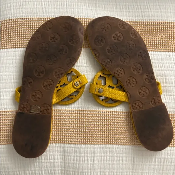 Tory Burch Authentic Miller Yellow Sandals