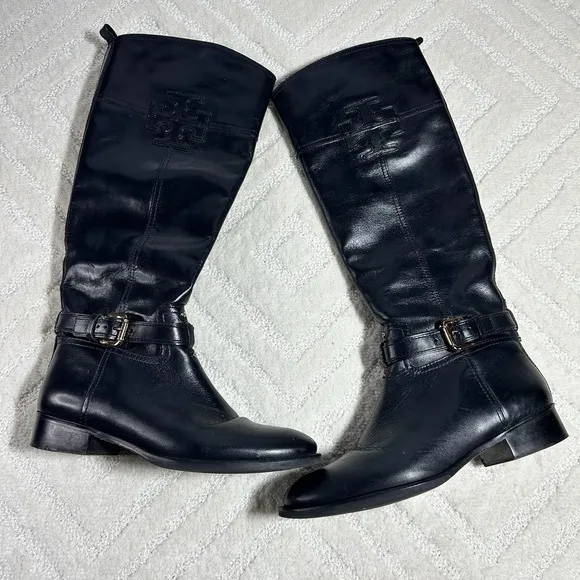 Tory Burch Women's Leather Knee High Boots Size 8