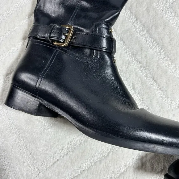 Tory Burch Women's Leather Knee High Boots Size 8