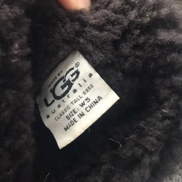 UGG Chocolate Brown Paisley Tall Boots