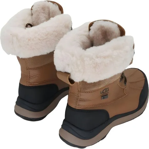 UGG Women's Waterproof Adirondack III Boots, Chestnut Color, Size 5