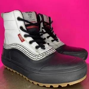 Vans x Kennedi Deck Standard Mid Black &amp; White MTE Boot Sz 7