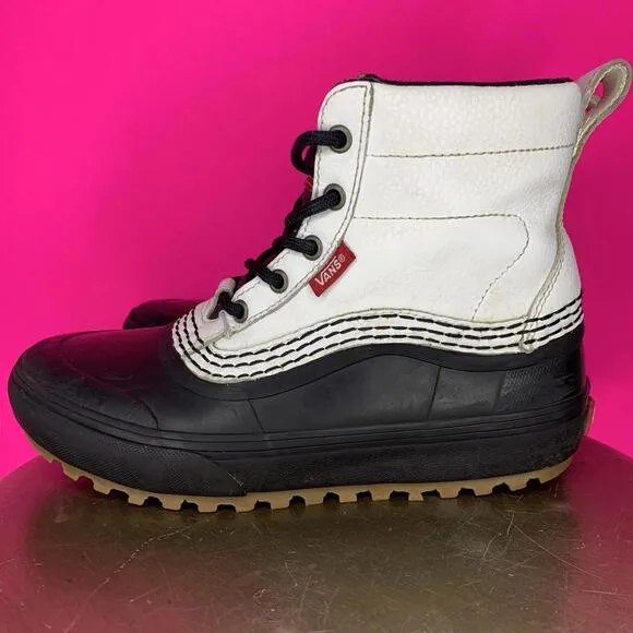 Vans x Kennedi Deck Standard Mid Black &amp; White MTE Boot Sz 7