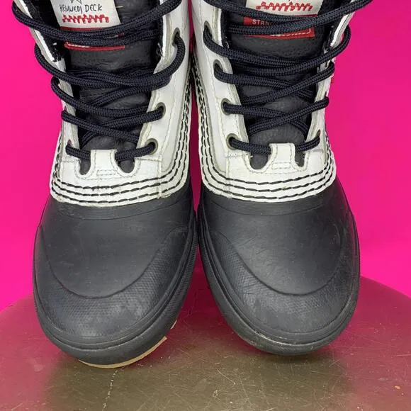 Vans x Kennedi Deck Standard Mid Black &amp; White MTE Boot Sz 7
