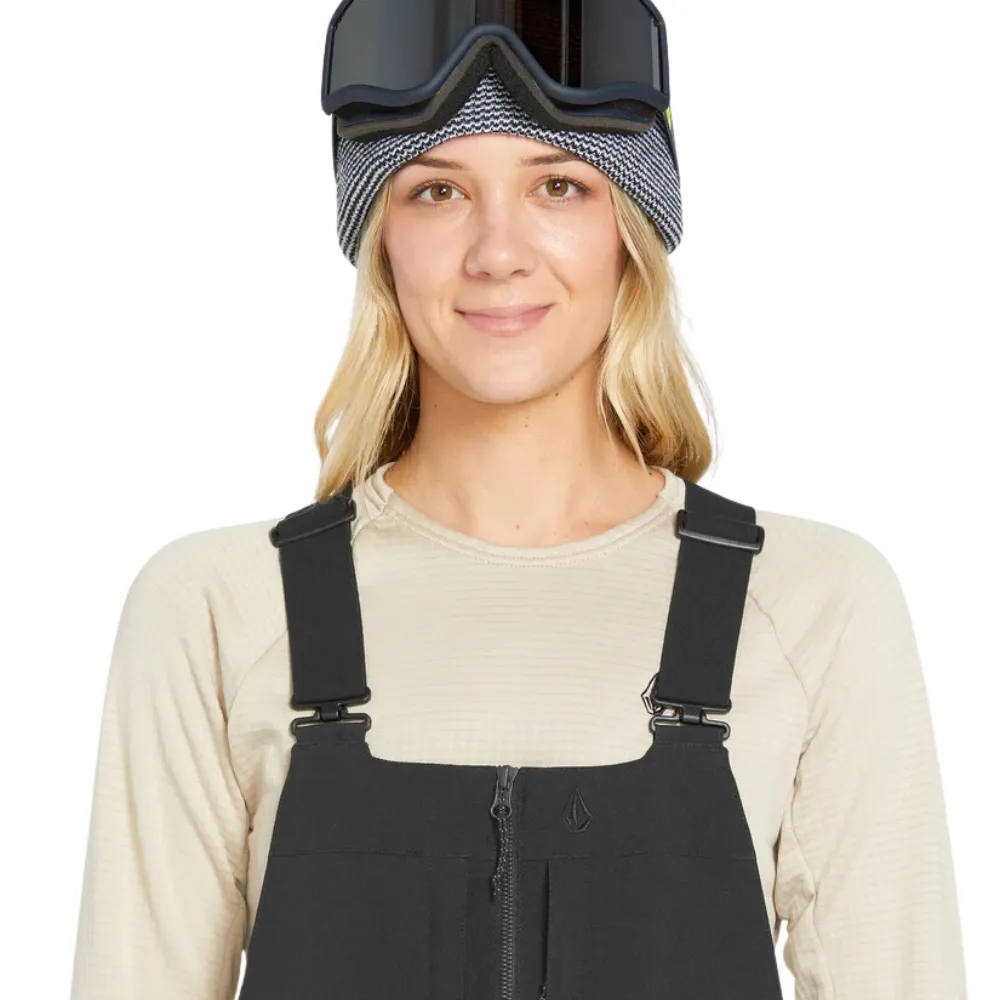 Womens Swift Snowboard Bib Overall Black