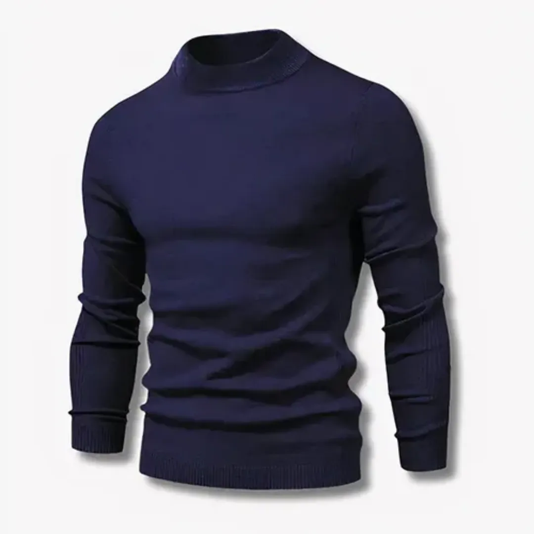 Xavier – Classic Fitted Turtleneck – Soft & Versatile